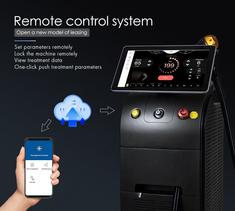 Remote Control Diode Laser Hair Removal Machine