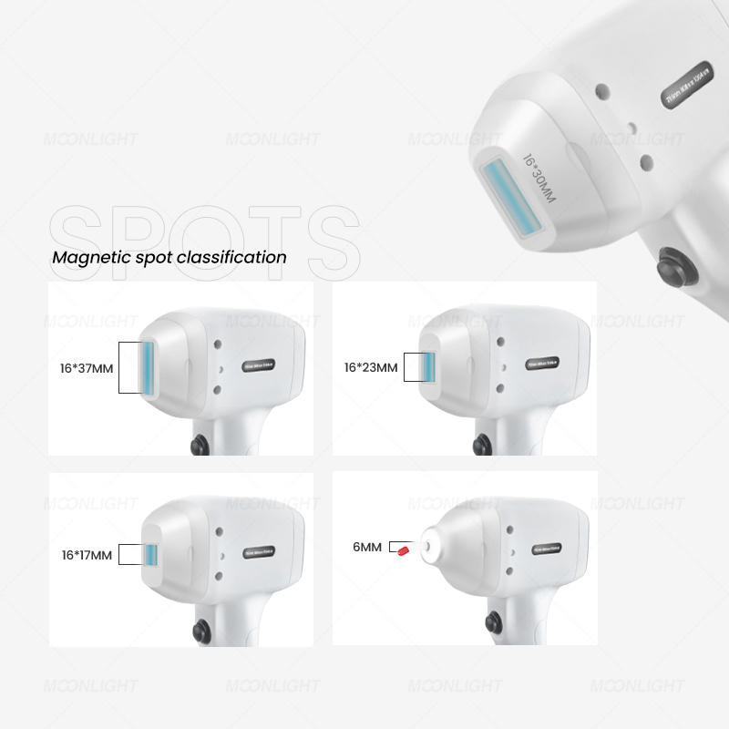 Replaceable laser hair removal spot