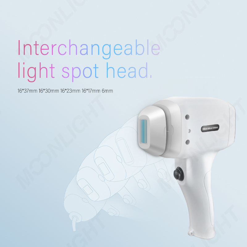 Replaceable laser hair removal spot