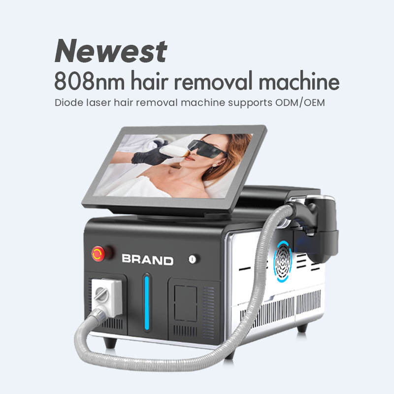 Portable laser hair removal machine