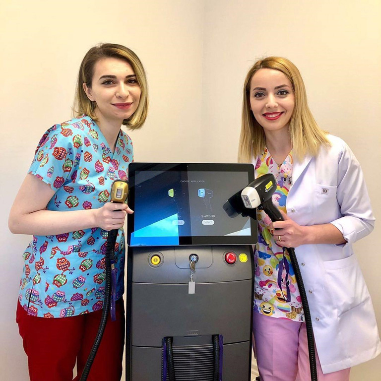 Cooperation case of diode laser hair removal machine