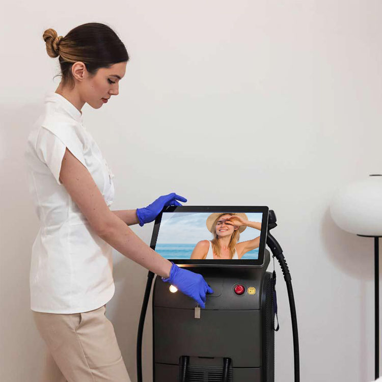 Cooperation case of diode laser hair removal machine