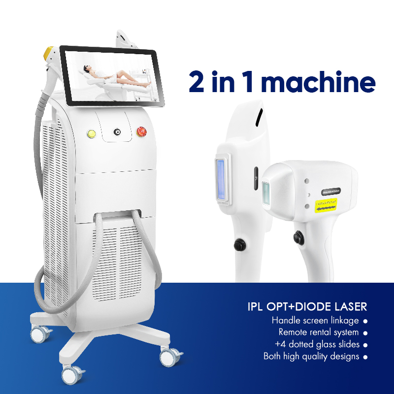 IPL + Diode Laser Hair Removal Machine