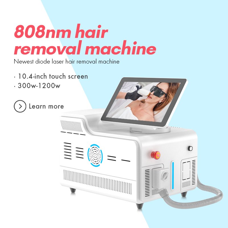 Portable laser hair removal machine