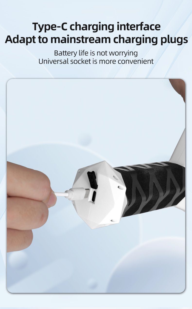 Rechargeable, Cordless, Portable Design