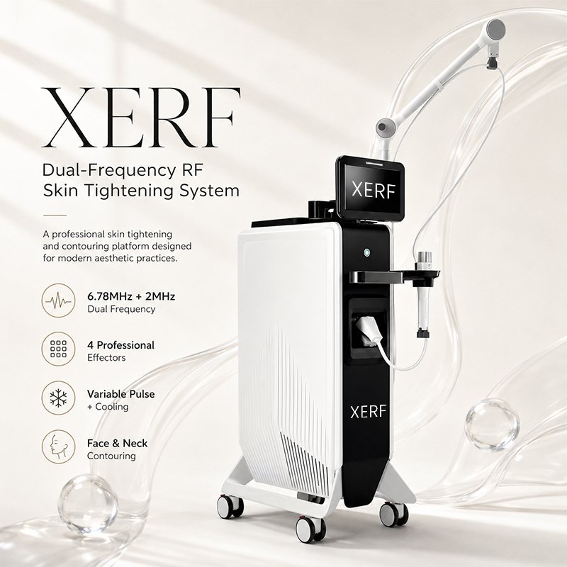XERF Dual-Frequency Monopolar RF Skin Tightening System