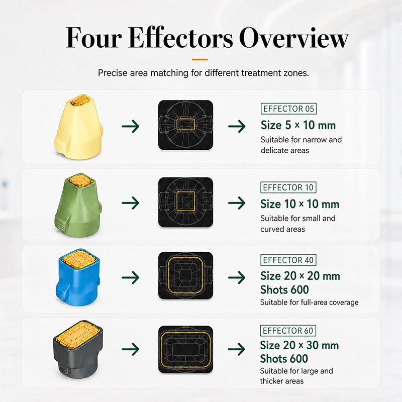 Matching effector size to treatment area