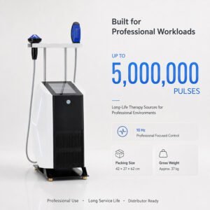 Dual-Source Piezoelectric Focused Shockwave Therapy Machine