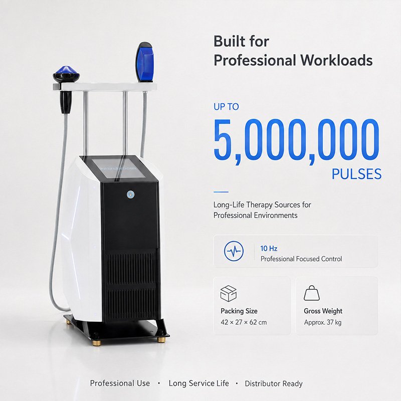 Dual-Source Piezoelectric Focused Shockwave Therapy Machine